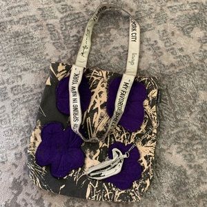 Andy Warhol Flowers Tote by Loop